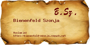 Bienenfeld Szonja névjegykártya
